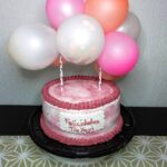 pastel con decoración