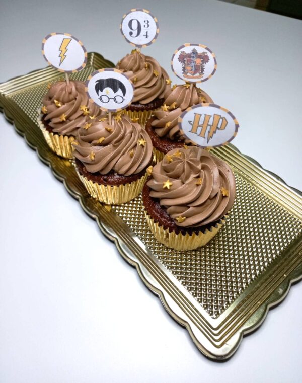 cupcakes de chocolate
